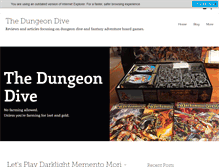 Tablet Screenshot of dungeondive.com